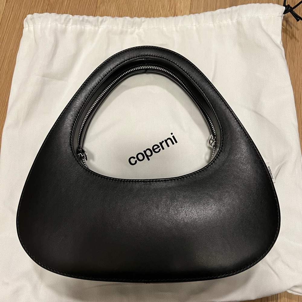Coperni Baguette Swipe Bag in Black - Picture 4 of 6